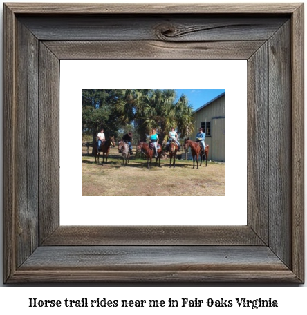 horse trail rides near me in Fair Oaks, Virginia